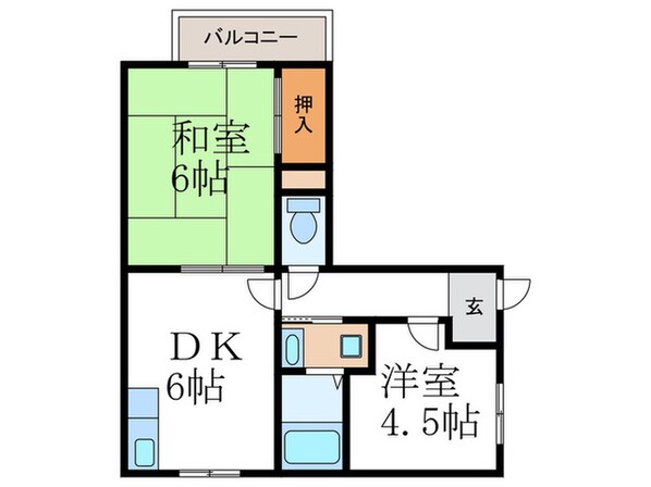 グリ－ンヒルセイジュの物件間取画像